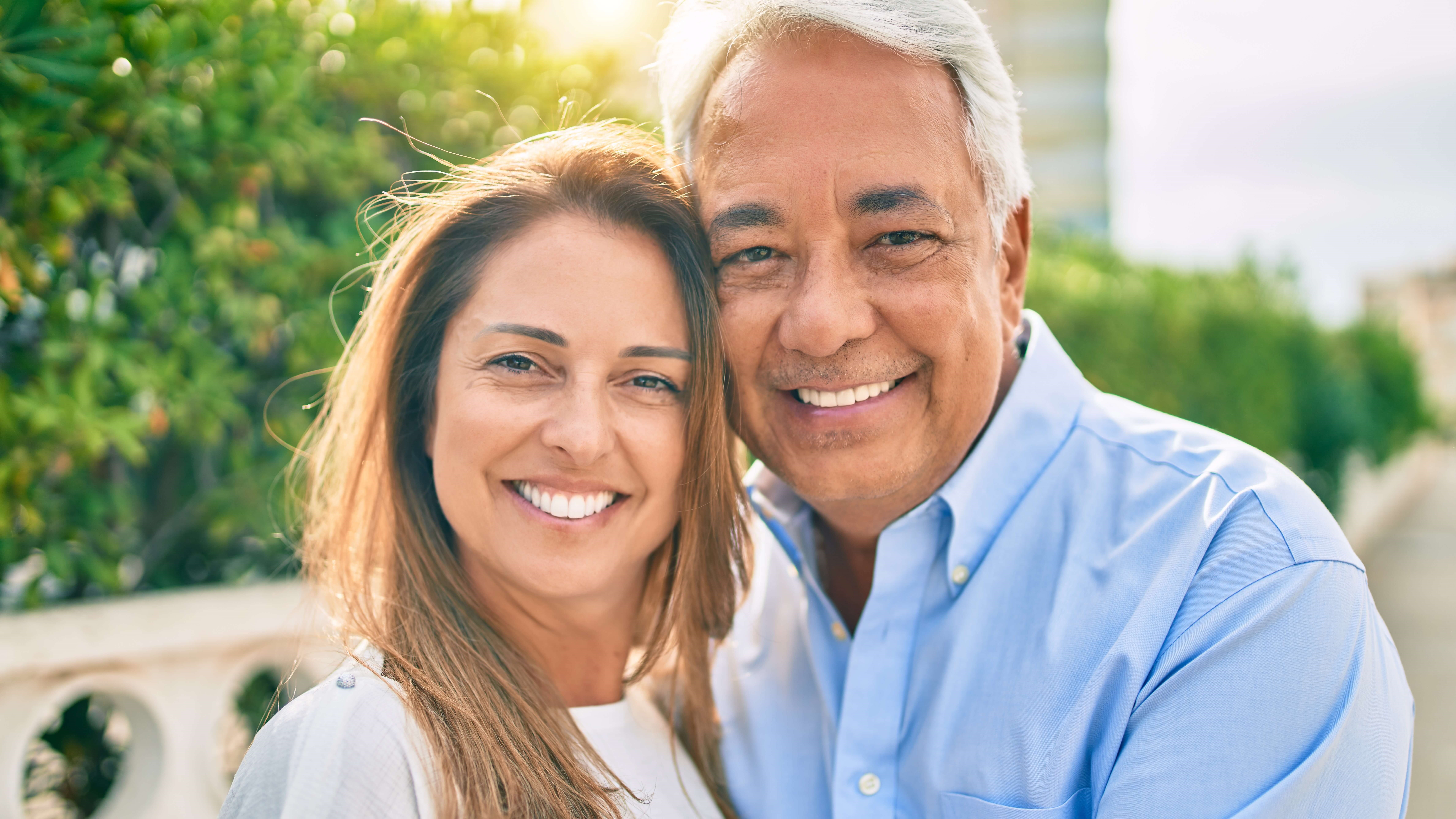 smiling couple